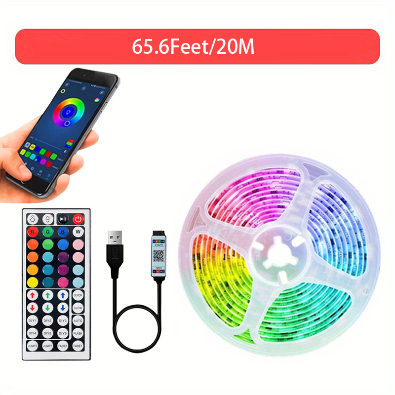 RGB 2835 LED Strip Light with 44 Key Controller