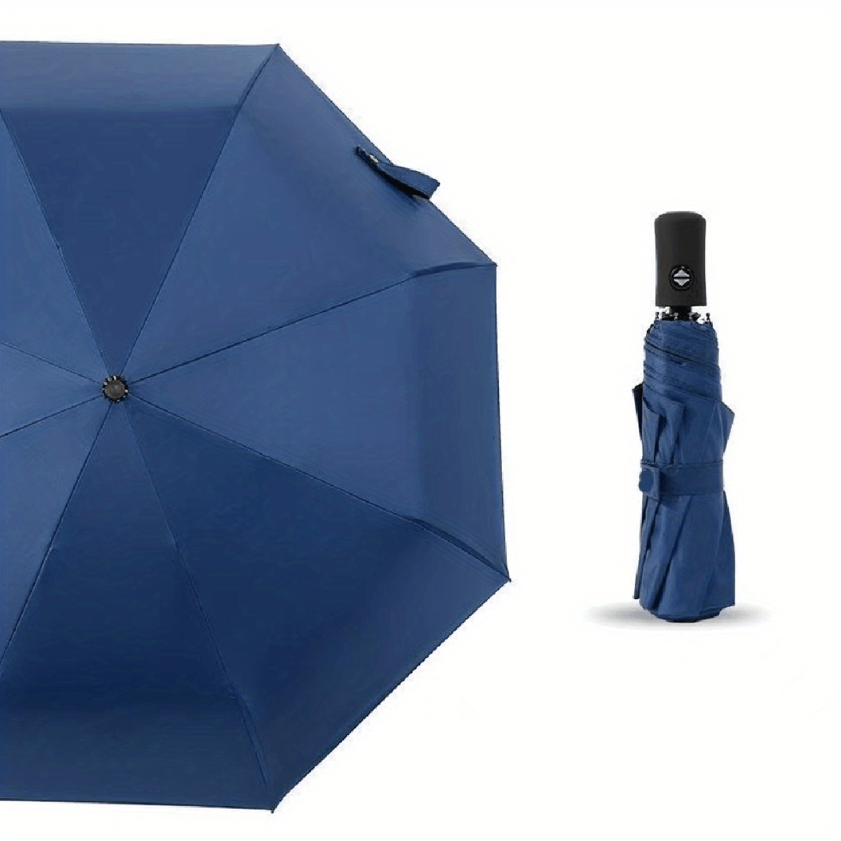  Paraguas plegable YUSHIJIA fácil de transportar para el sol,  protección UV, doble uso, plegable, soleado y lluvia, doble uso mejorado  (color: C) paraguas portátil (color: C) : Ropa, Zapatos y Joyería