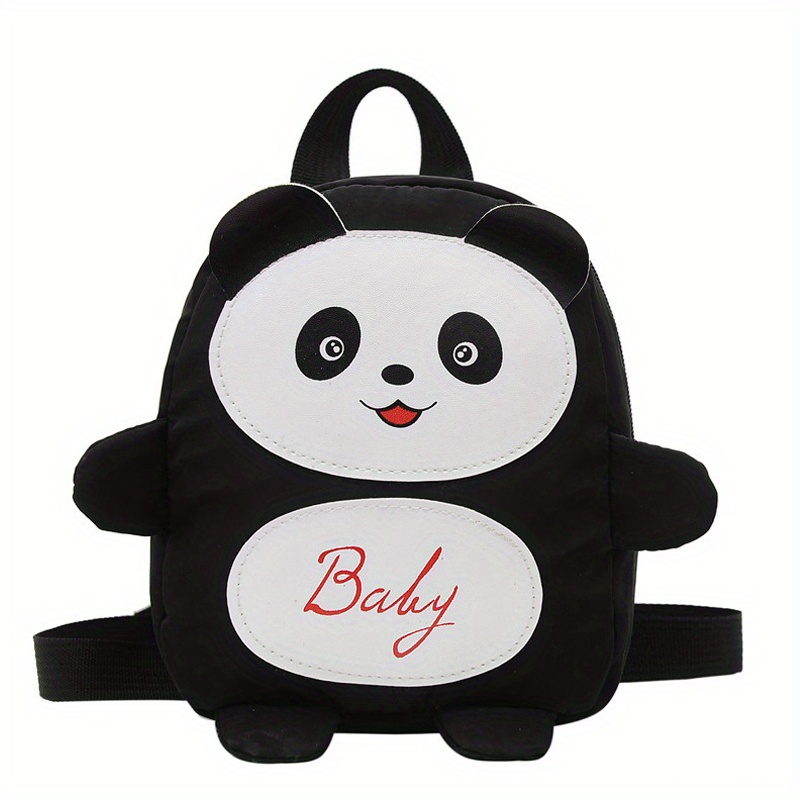 Kids Panda Backpack with Anti-lost Rope Snack Bag Waterproof Lightweight