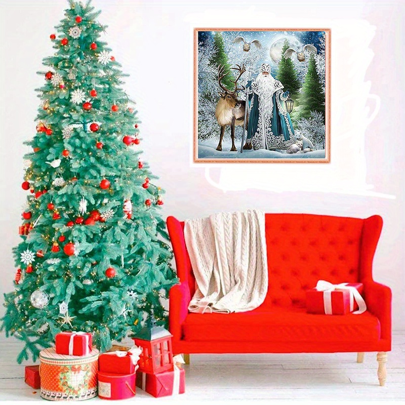 Christmas Diamond Painting Kits Square Drill 5d Diamond - Temu