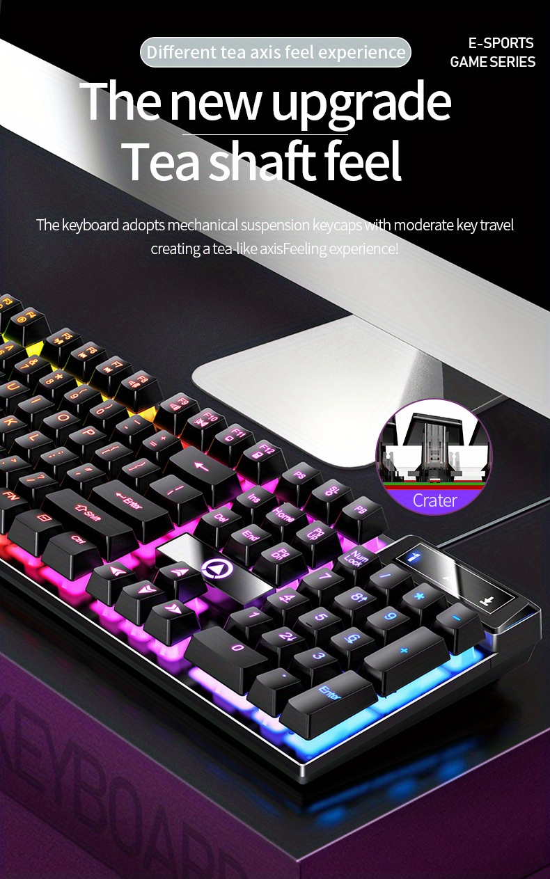 Upgrade Your Gaming Experience With YINDIAO's Wired Keyboard & Mouse Set