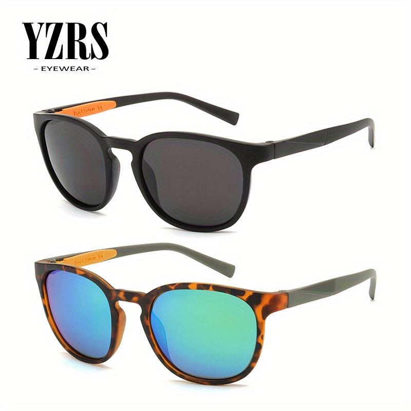 Polarized Round Frame Sunglasses UV Protection