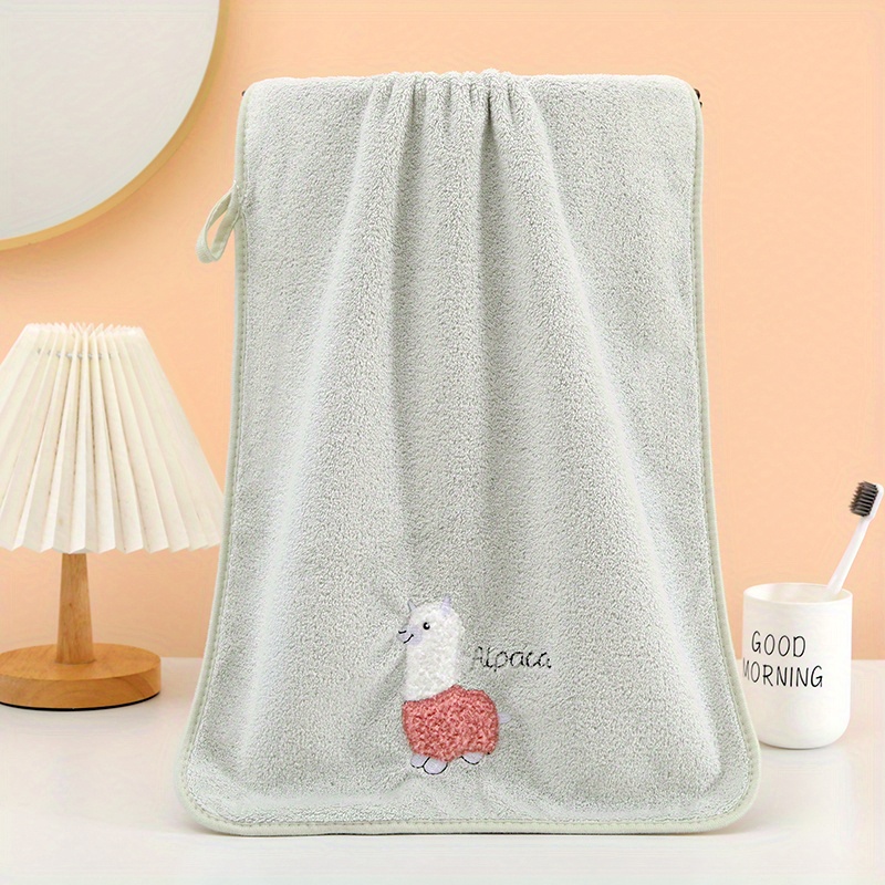 Letter Embroidered Towel Set, Household Cotton Towel, Soft Absorbent Hand Towel  Bath Towel, Bath Linen Sets For Bathroom, 1 Bath Towel & 2 Hand Towel,  Bathroom Supplies - Temu