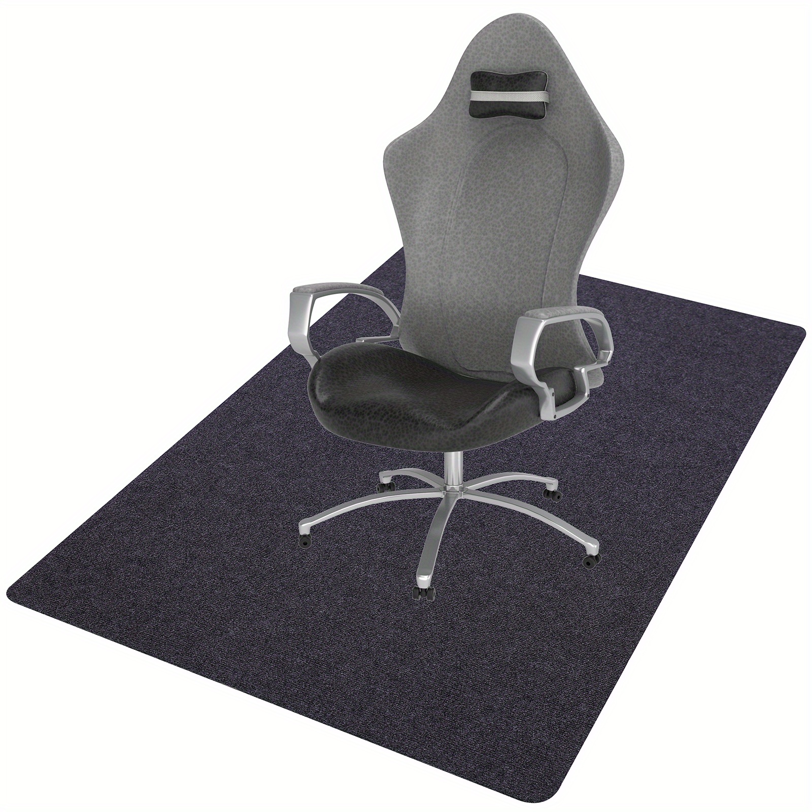 Tapis de chaise Kuyal, tapis de chaise roulante 2 mm pour sol en bois dur,  tapis de protection de sol en PVC transparent pour bureau à domicile (91,4  x 121,9 cm) 