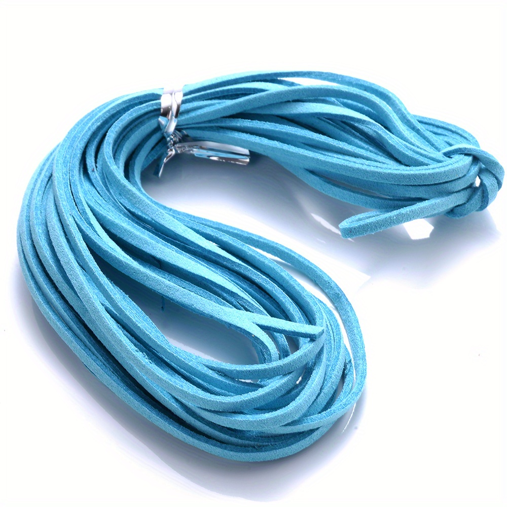 1 Mètre fil élastique bleu turquoise pour bracelet, collier ou