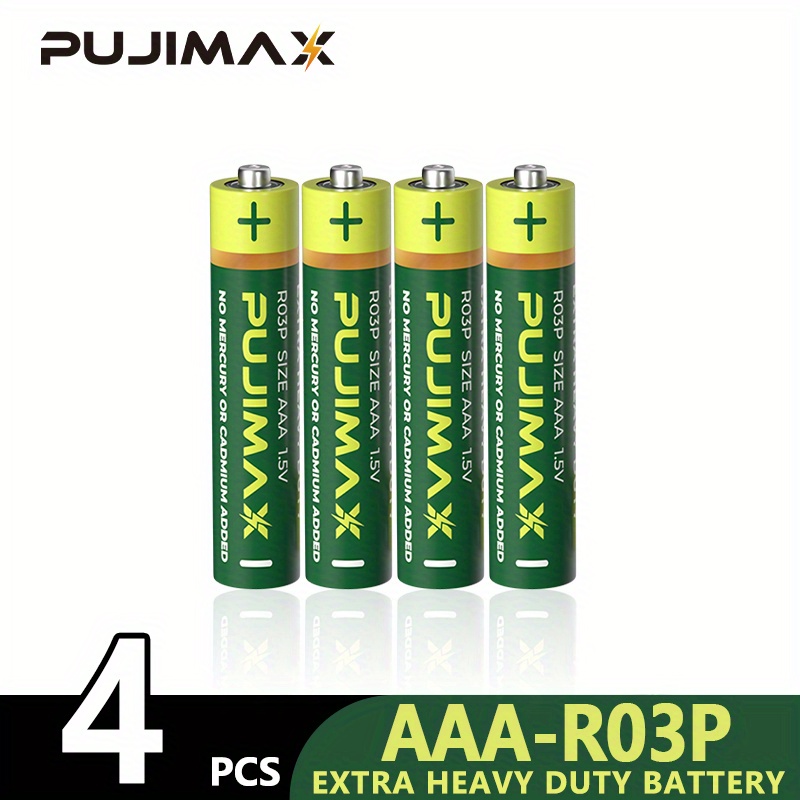 PUJIMAX 80 Pilas AAA, Pilas Alcalinas AAA De Alto Rendimiento De 1,5 V, Con  Potencia De Larga Duración Para Linterna, Juguetes, Control Remoto (no Rec