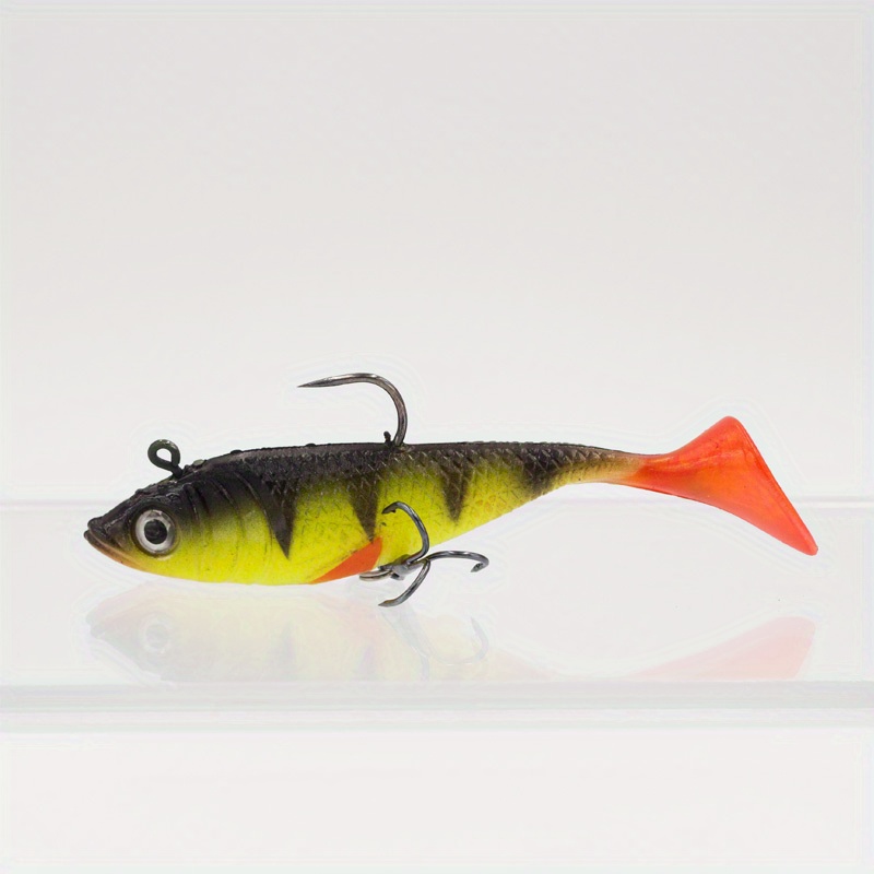 Simulated Soft Paddle Tail Fishing Lures Bass Trout Crappie - Temu