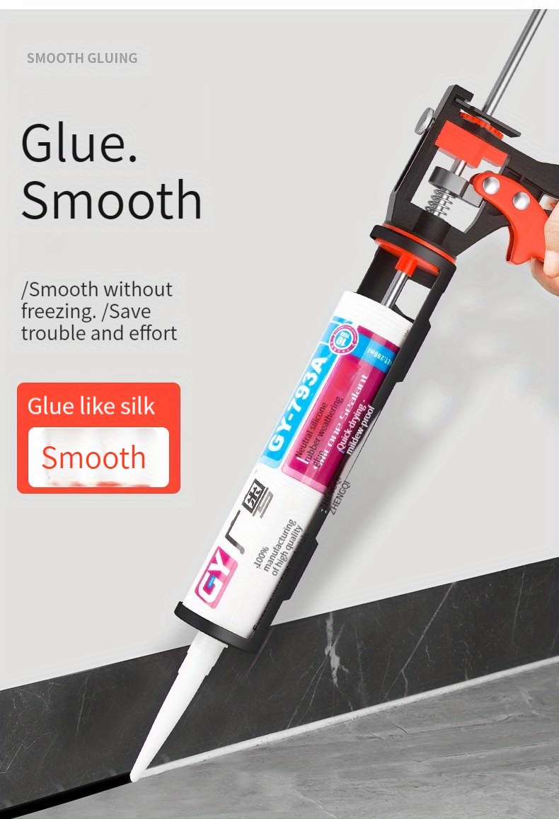 Glass Glue Gun Structural Glue Gun Silicone Gun Labor saving - Temu