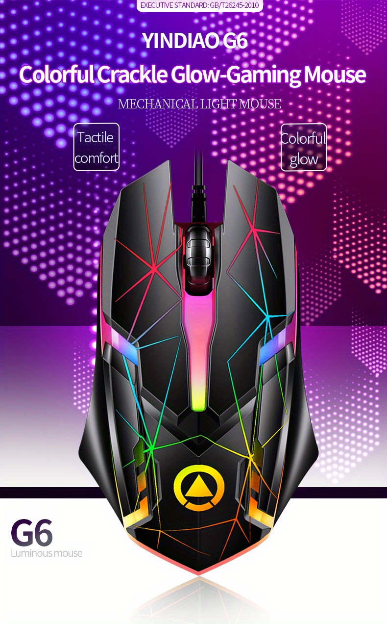 Upgrade Your Gaming Experience With YINDIAO's Wired Keyboard & Mouse Set