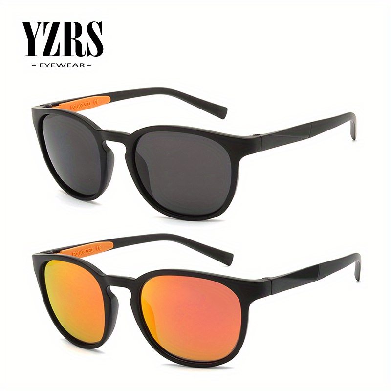 Polarized Round Frame Sunglasses UV Protection