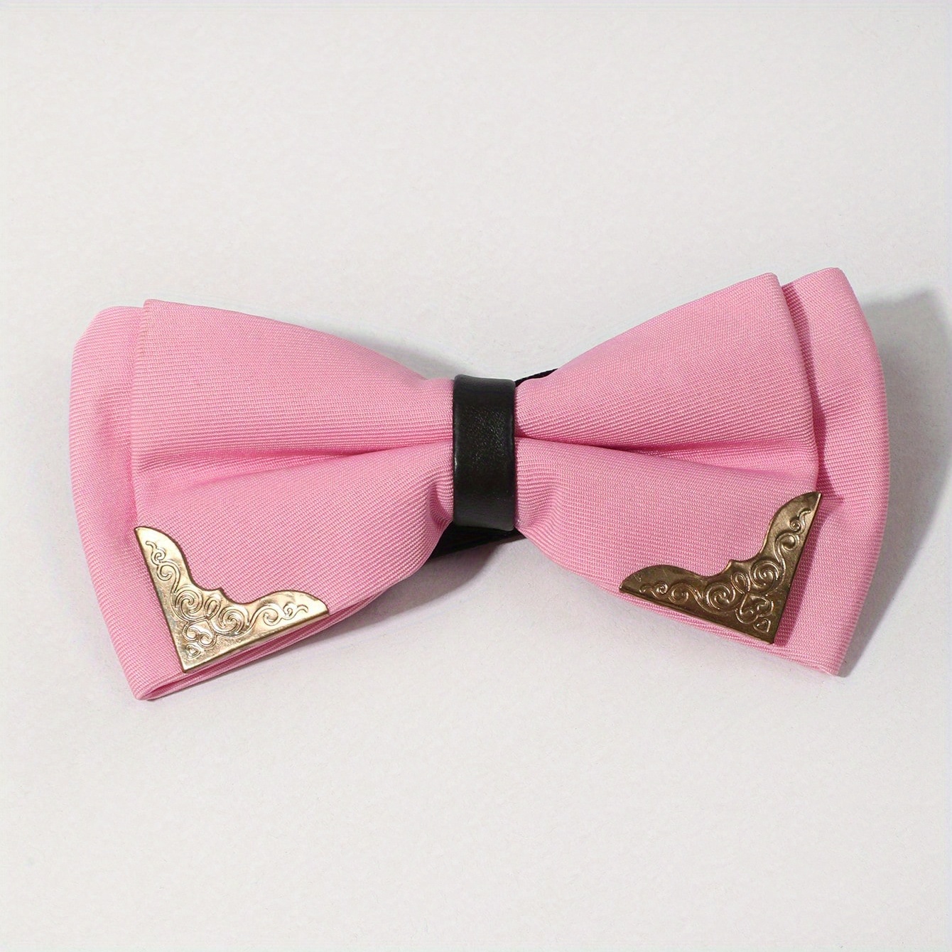 Men's Fashion Elegant Metal Edge Decorative Bow Tie - Temu Germany