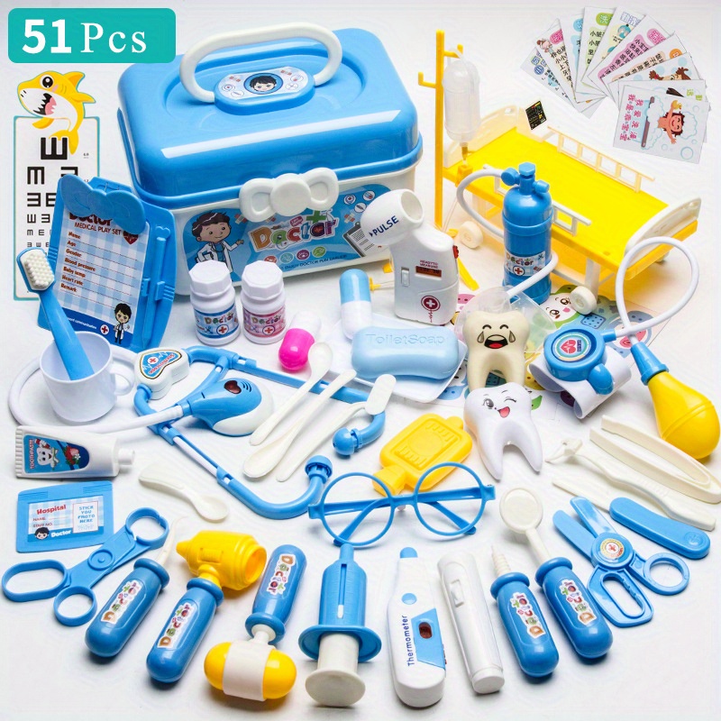 Skeleteen Doctor's - Estetoscopio de juguete para niños, juego de médico o  enfermera, accesorios de disfraz y juguetes de utilería para niños, 1 pieza