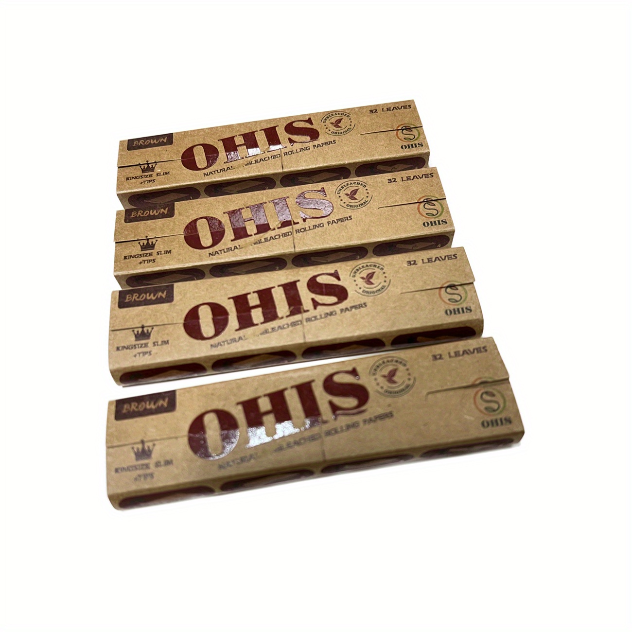 Rolling Paper And Brown Rolling Paper + Filter Tips Per Pack - Temu