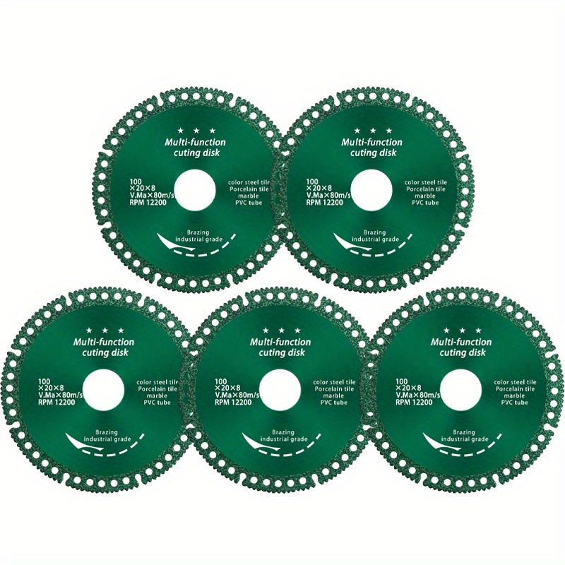1/5pcs Indestructible Disc For Grinder Professional Composite Cutting Saw  Blade Suitable For Ceramic Tiles PVC Pipes