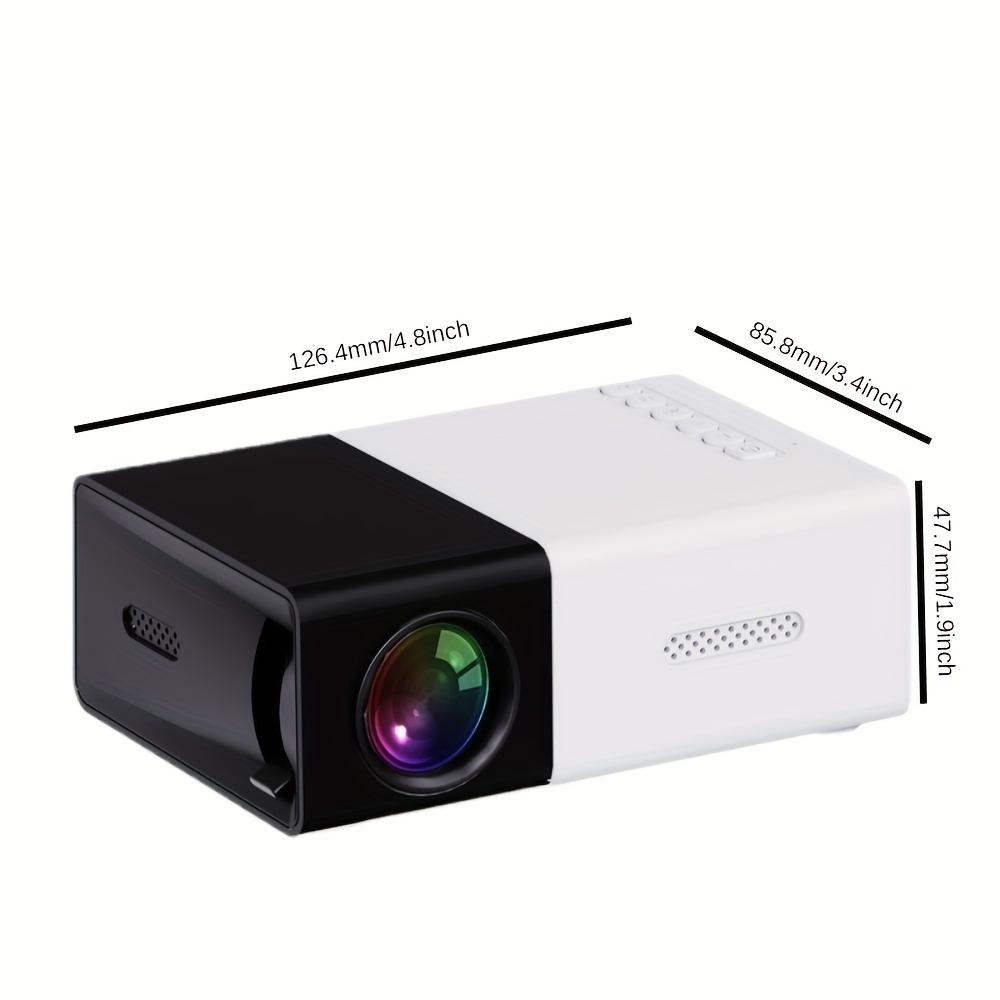 HD Mini Projector For Big Game With HDMI USB Enhance Your Movie TV And Gaming Experience For Office School Meeting Team Building Presentation Compatible With Android IOS Windows SD Card details 13