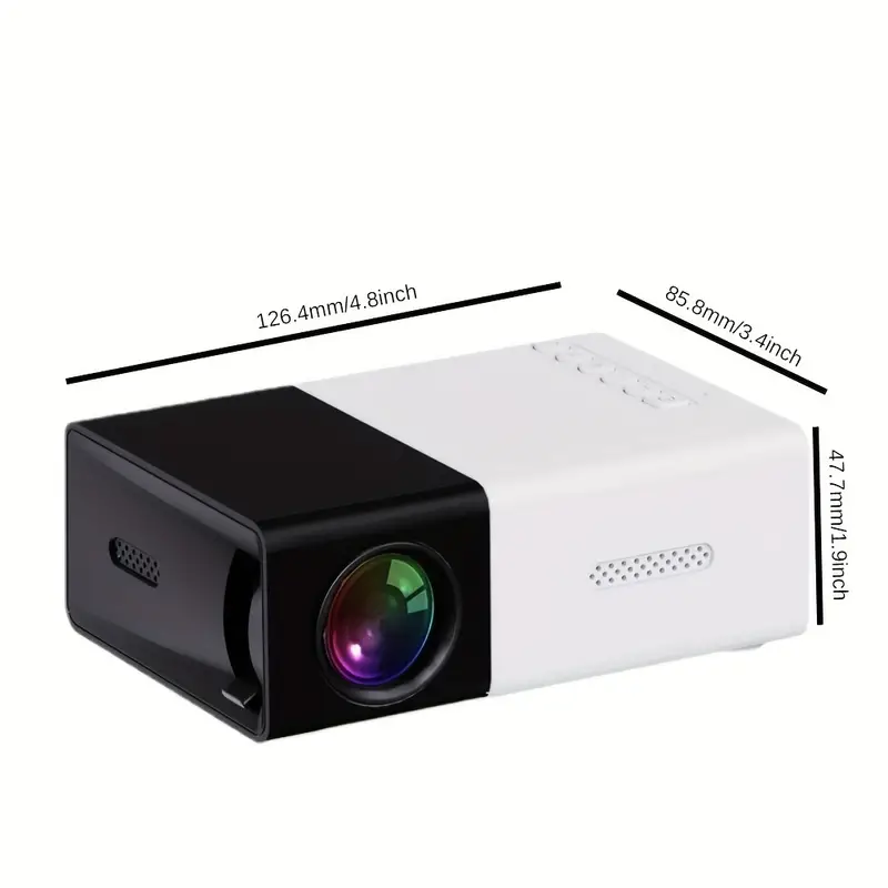 HD Mini Projector For Big Game With HDMI USB Enhance Your Movie TV And Gaming Experience For Office School Meeting Team Building Presentation Compatible With Android IOS Windows SD Card details 13