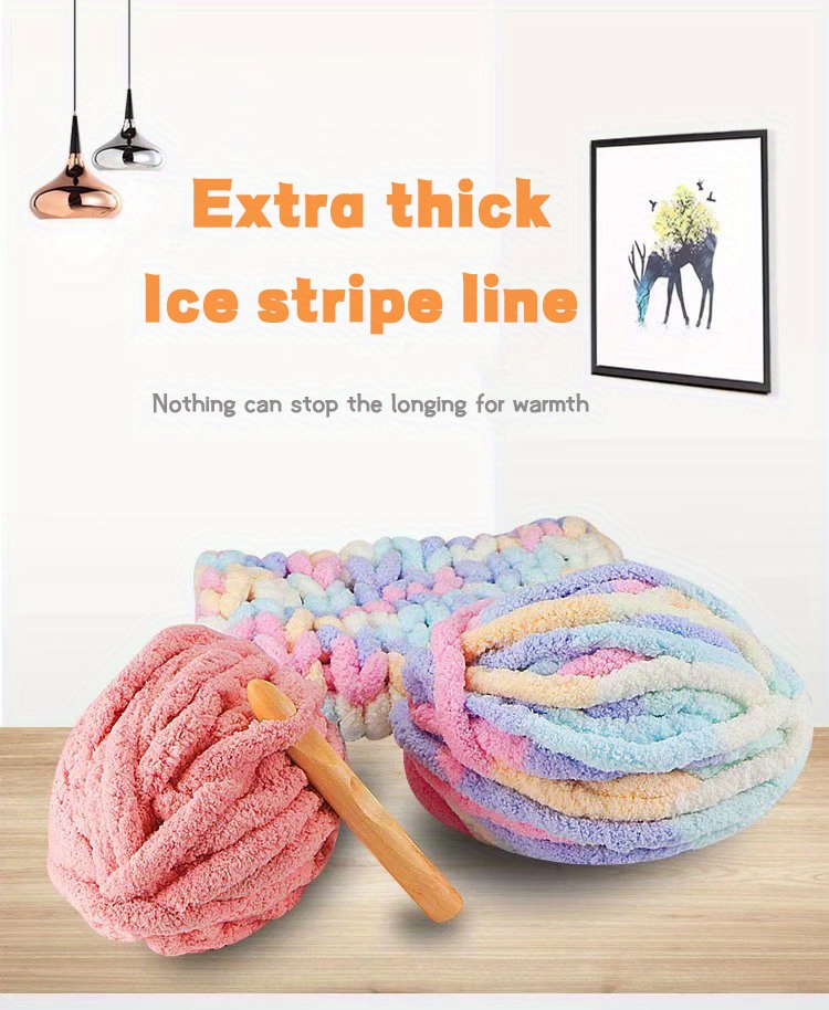 Clearance!Home Ice Bars Single Stranded Woolen Knitting Needles Threaded  Scarf Lines Slippers Lines Bars Hats Wool Sewing Supplies