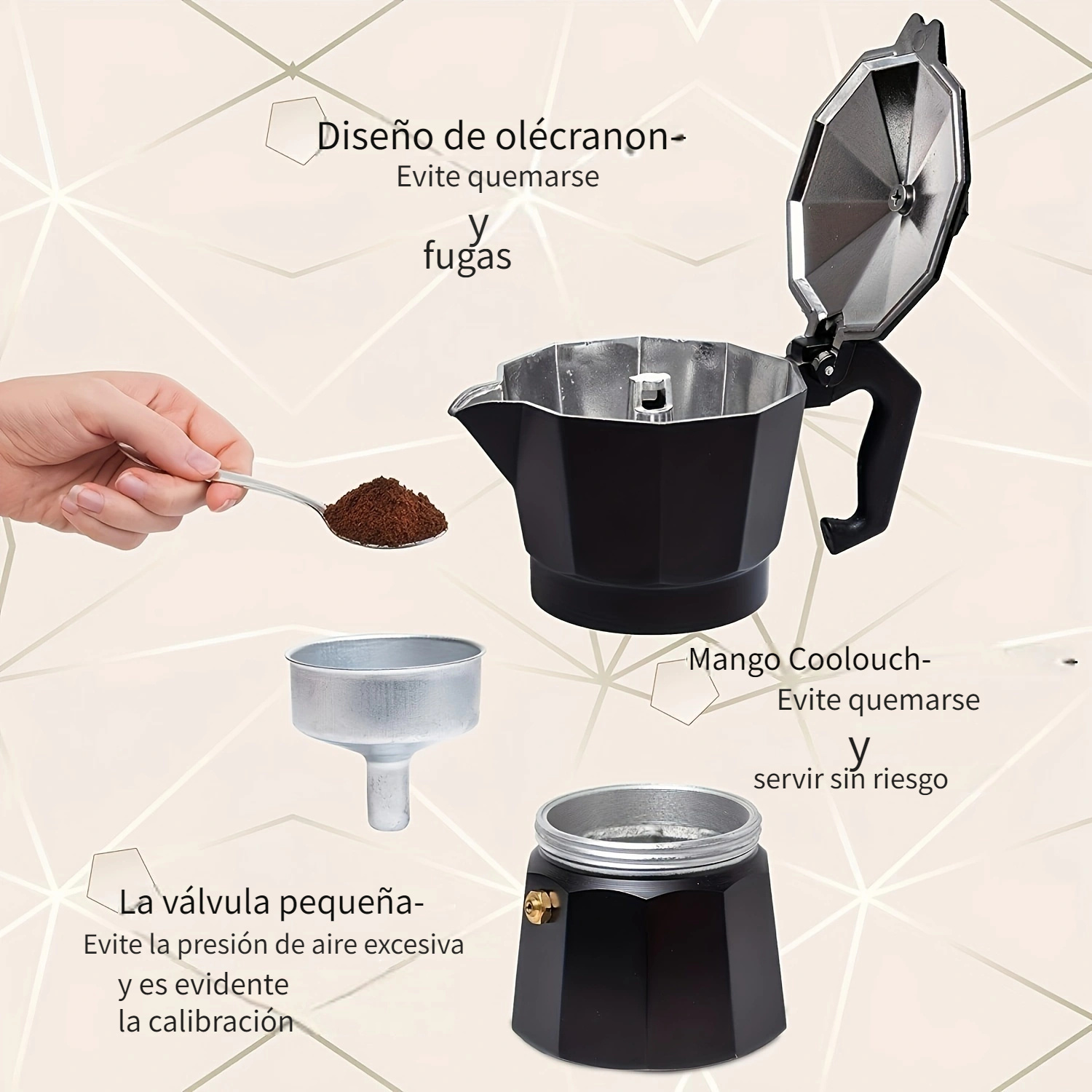 1pc Cafetera De Espresso De Cocina - Temu Chile