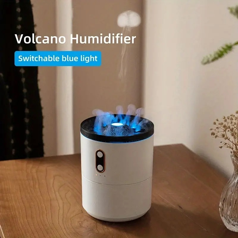 1pc air humidifier aromatherapy essential oil v26simulation volcanic humidifier independence day halloween christmas wedding birthday party supplies camping bbq accessories beech vacation essential details 2