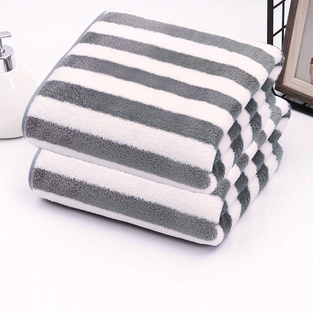 Black and White Striped Hand & Bath Towels – Peppery Home