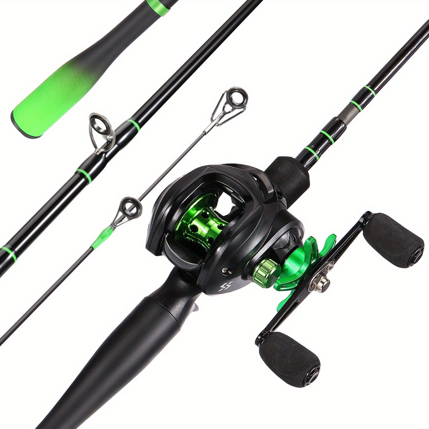 5 section Fishing Rod 36+30t High Carbon X cross Lure - Temu