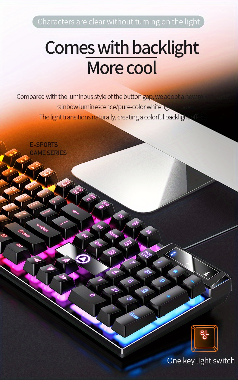 Upgrade Your Gaming Experience With YINDIAO's Wired Keyboard & Mouse Set