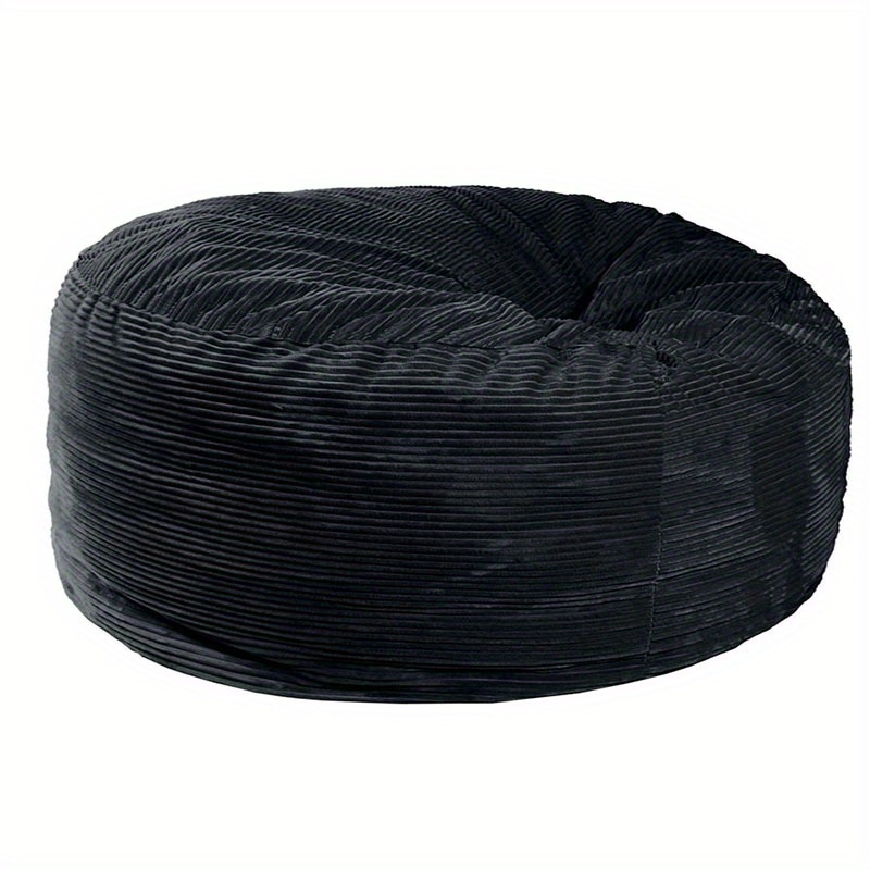 Large Size Corduroy Striped Bean Bag Cover (no Filling) Beanbag