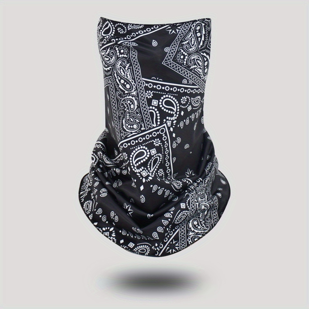 2pcs Paisley Print Sunscreen Mask, Unisex Balaclava