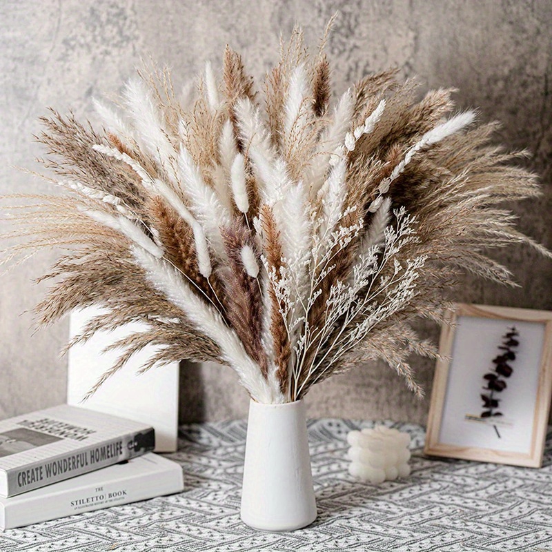 Autumn Color Bouquet Natural Pampas Grass Flower - Temu