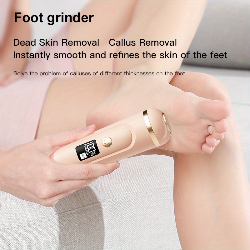 Electric Feet Callus Remover Kit: Rechargeable, Portable Pedicure Tool For  Professional Foot Care - Perfect Gift For Dry, Hard, Cracked Skin! - Temu