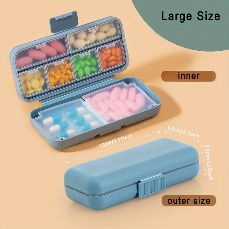7 Day Pill Organizer Pill Box Pill Case Weekly Medicine Storage Small size  Case