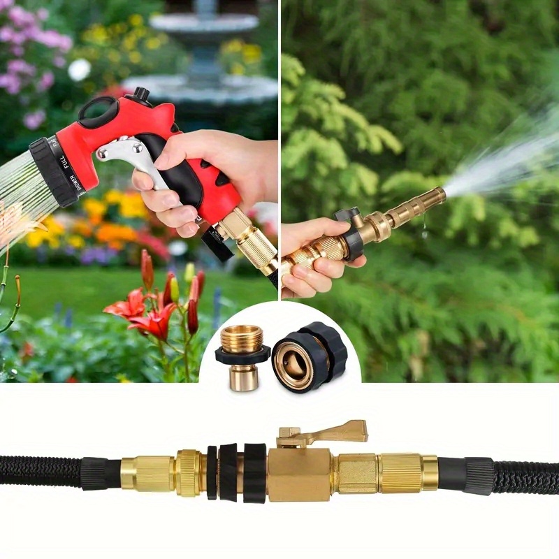 Garden Hose Quick Release Connect Coupler Metal Hose Fitting - Temu