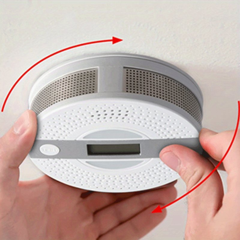 Detector De Humo WiFi De 1 Pieza Alarma De Humo Con Batería - Temu