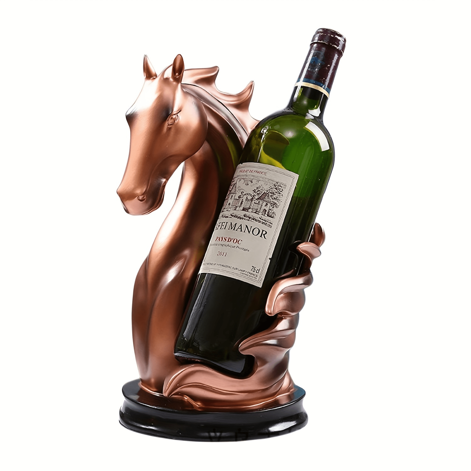 Wine Bottle Holder, Horse Statue Wine Rack, Creative Wine Bottle