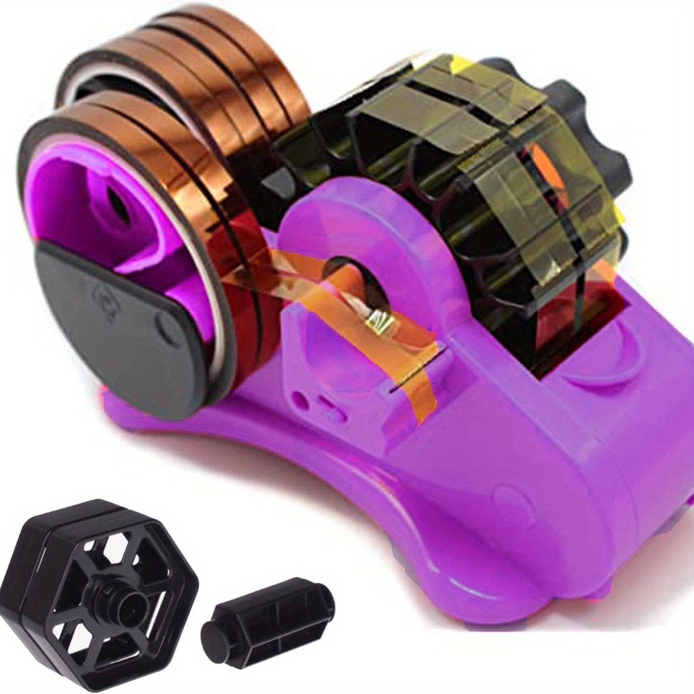 Heat Tape Dispenser Multiple Roll And Core Double Reel Cores - Temu