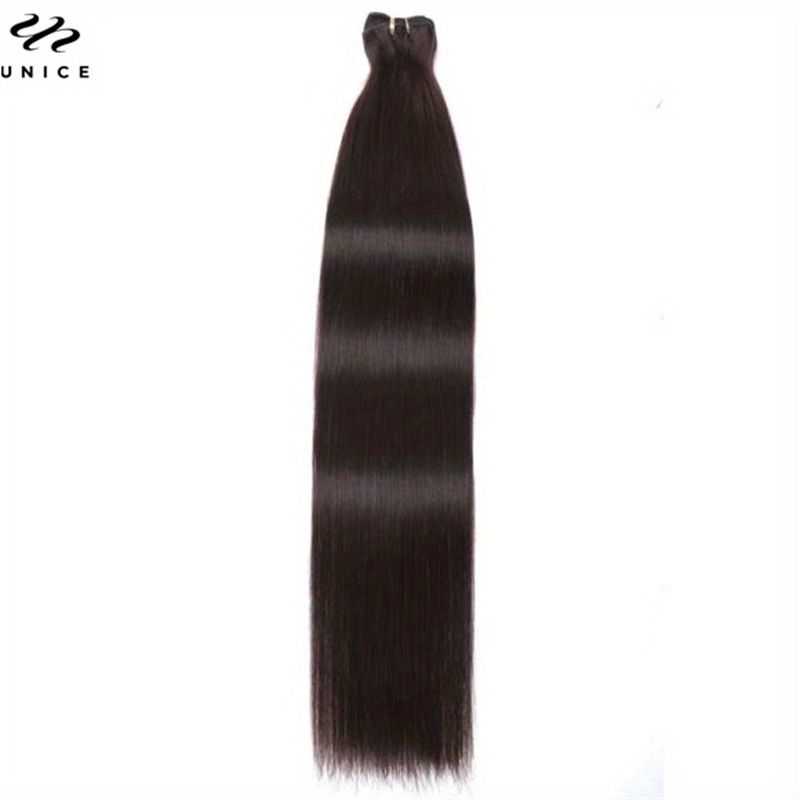 Brazilian Human Hair Weave 2 Color Straight Bundles 8  Inches