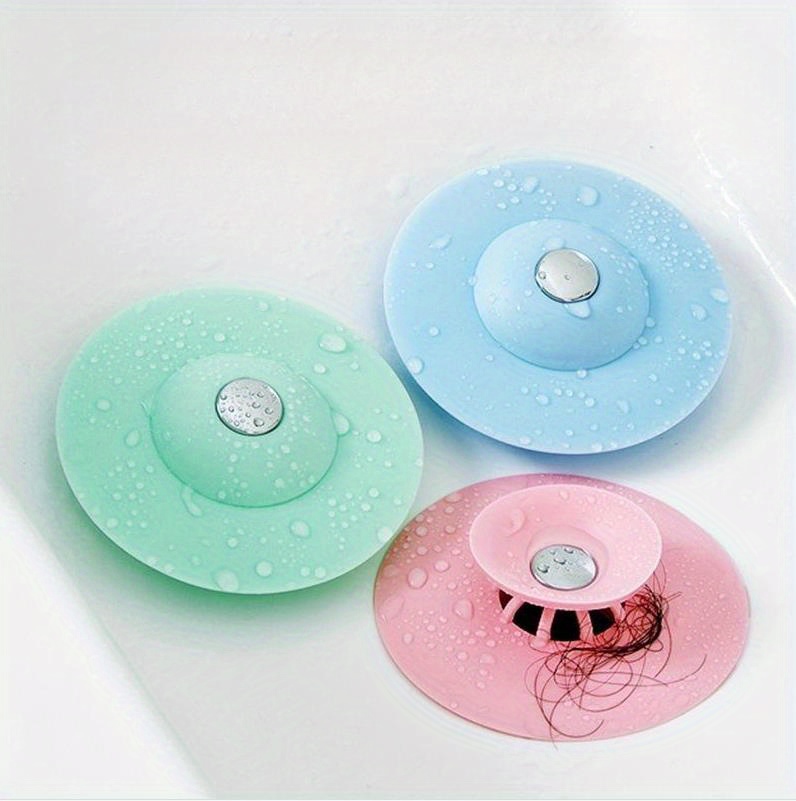 2 Pieces Shower Drain Hair Catcher Bathtub Stopper, Home