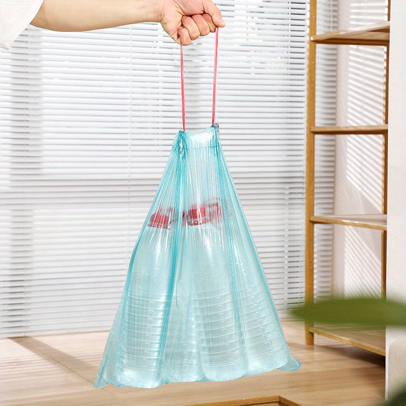 20pcs Green Portable Thickened Disposable Garbage Bags