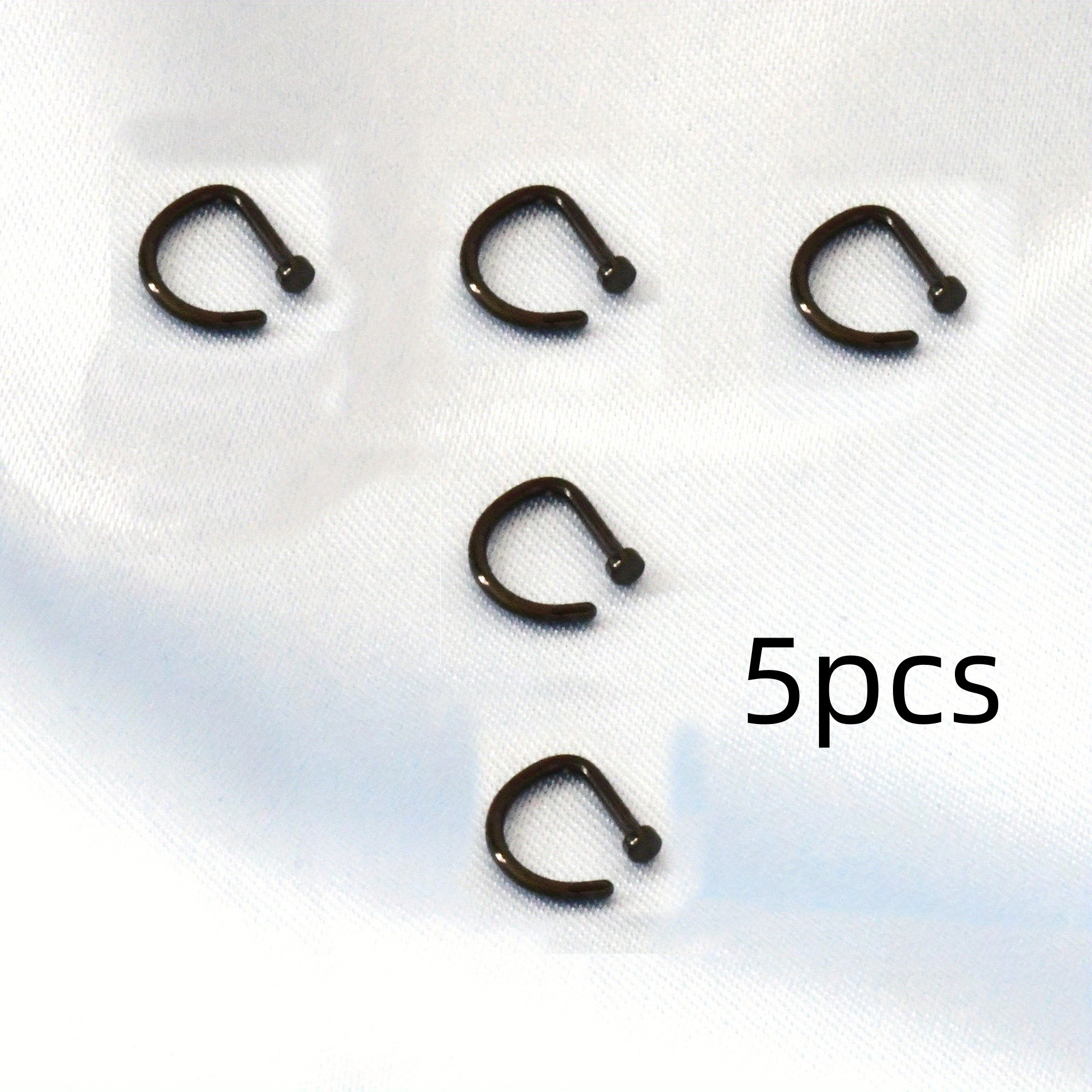 5pcs/25pcs/55pcs Finto Piercing Anello Naso Orecchino Moda - Temu Italy