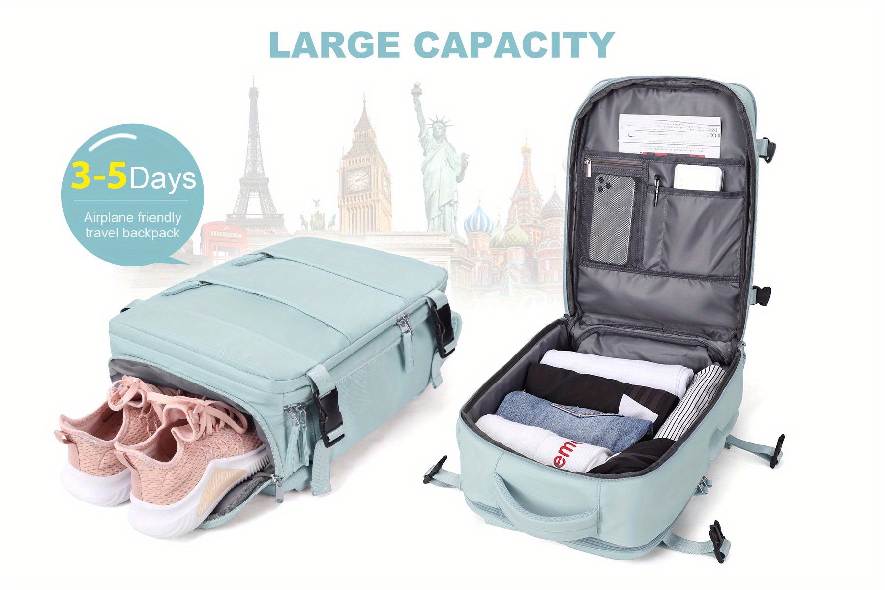 Todo lo que necesitas saber para viajar con una mochila como equipaje de  mano - Parimex