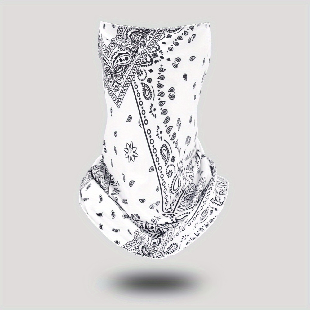 2pcs Paisley Print Sunscreen Mask, Unisex Balaclava