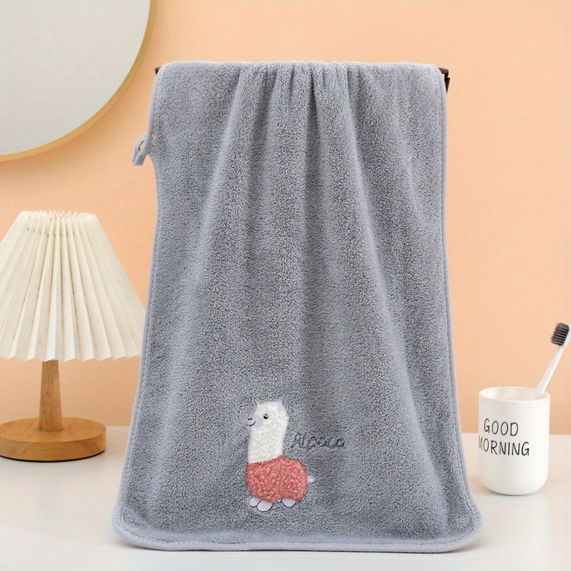 Cartoon Cute Embroidered Hand Towel, Household Cotton Hand Towel, Soft  Skin-friendly Face Towel, Absorbent Towel For Home Bathroom, Bathroom  Supplies - Temu