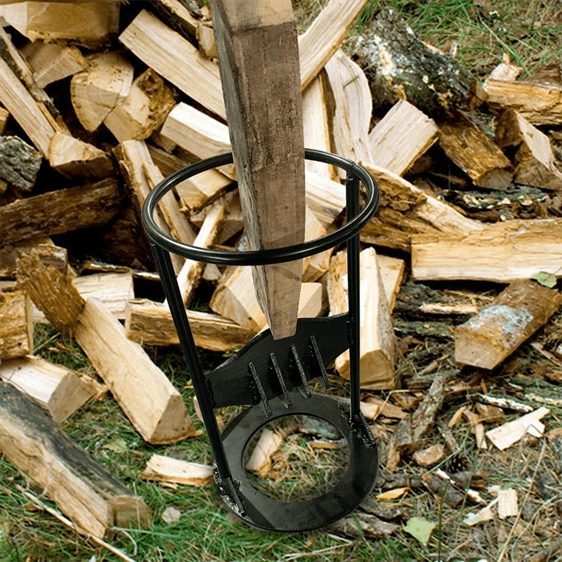 1pc Wood Splitter Manual Steel Camp Kindling Cracker Wood Cutter