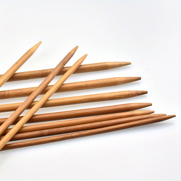 Bamboo Knitting Needles Set Betybedy Single Pointed Knitting - Temu