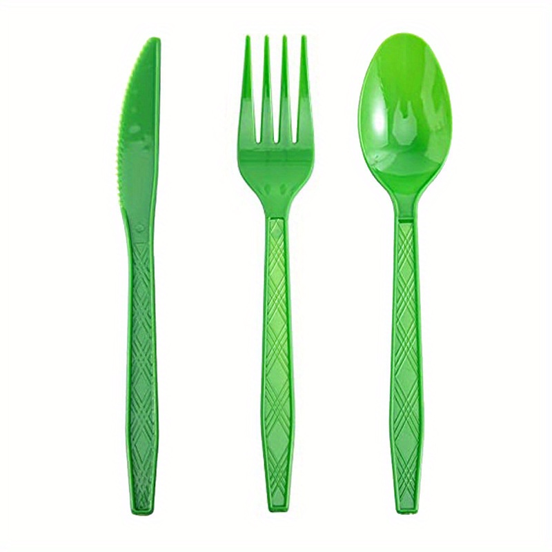 Holiday Party Disposable Knives Forks Spoons Party Tableware - Temu