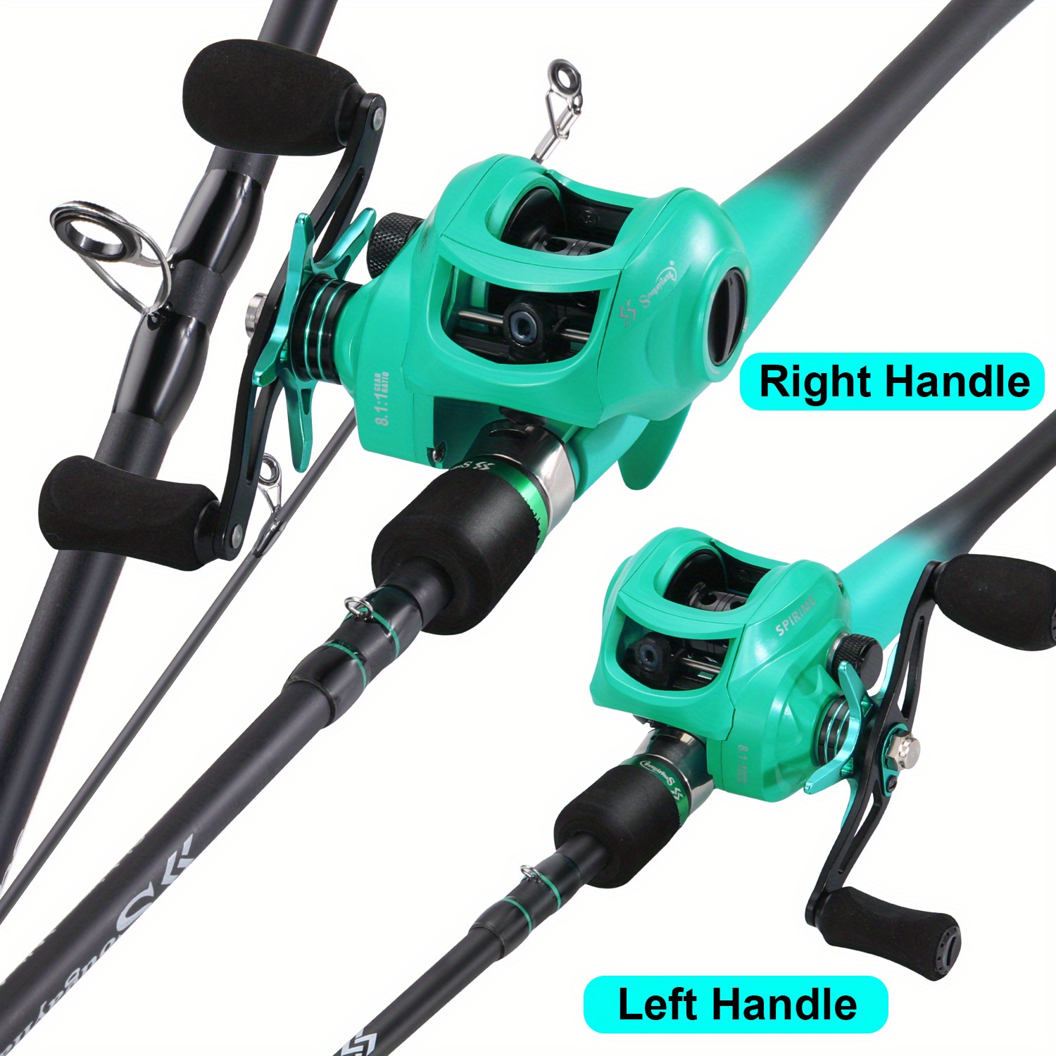 Sougayilang Tackle Spinning Reel and Fishing Rod Combo Surf Casting Power  Fast Action 2-Piece Graphite Rod , Continuous Anti-Reverse Spinning Fishing  Reel : : Sports, Fitness & Outdoors