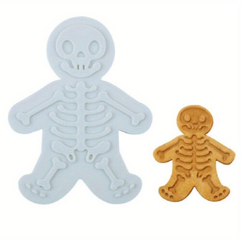 Skull Gingerbread Men Cookie Cutter, Cookie Embosser, Plastic Pastry  Cutter, Biscuit Molds, Baking Tools, Kitchen Gadgets, Kitchen Accessories,  Halloween Decor - Temu