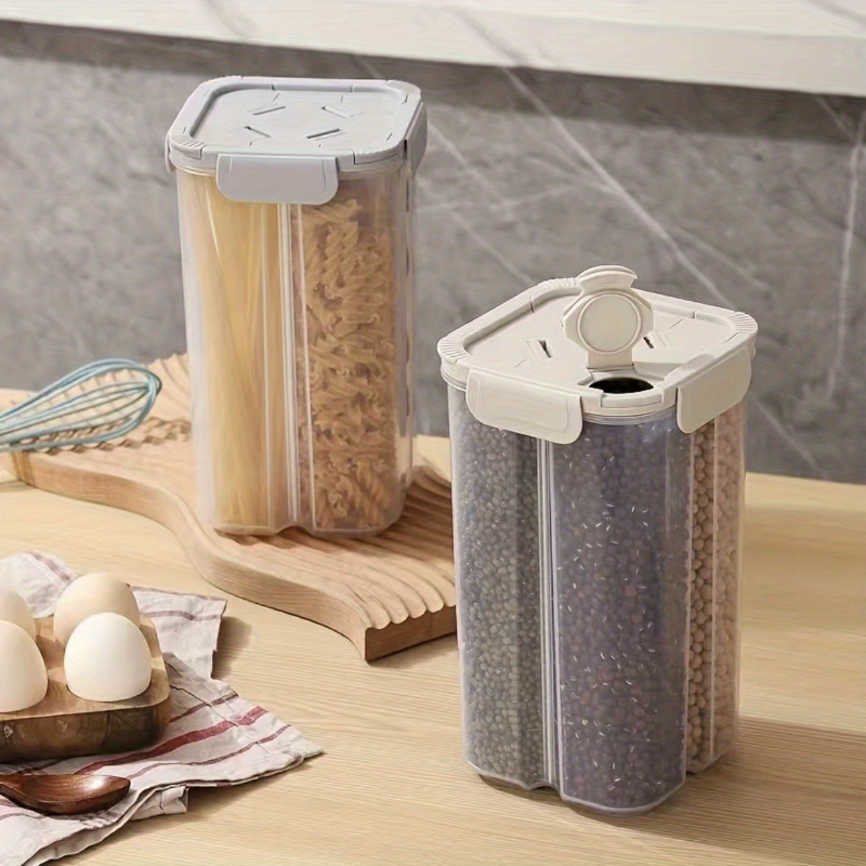 1 Contenitore Cereali In Plastica Dispenser Alimenti Cereali - Temu Italy