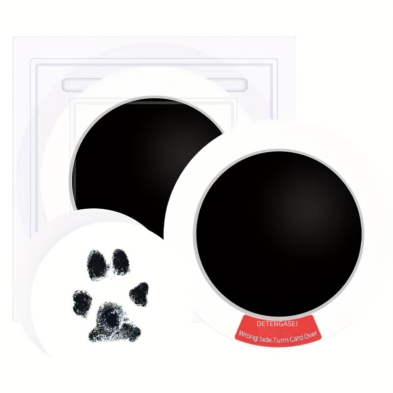 Kit de impresión de huellas de mascotas | Kit de impresión de huellas de  tinta para perros | Kit de impresión de huellas de mascotas | una  almohadilla