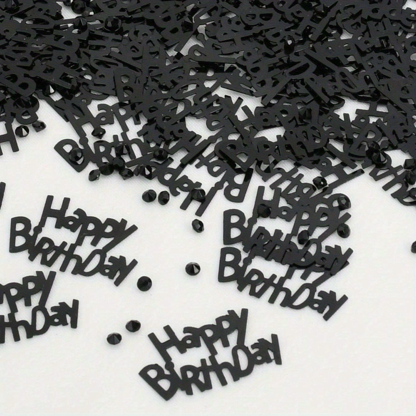 1 Paquet, Joyeux Anniversaire + 4mm Forage Confettis Anniversaire Bureau  Ponçage Décoration Confettis Fête D'anniversaire Décor Confettis - Maison  Et Cuisine - Temu